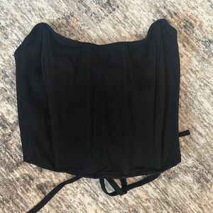 Black Corset Top Glassons